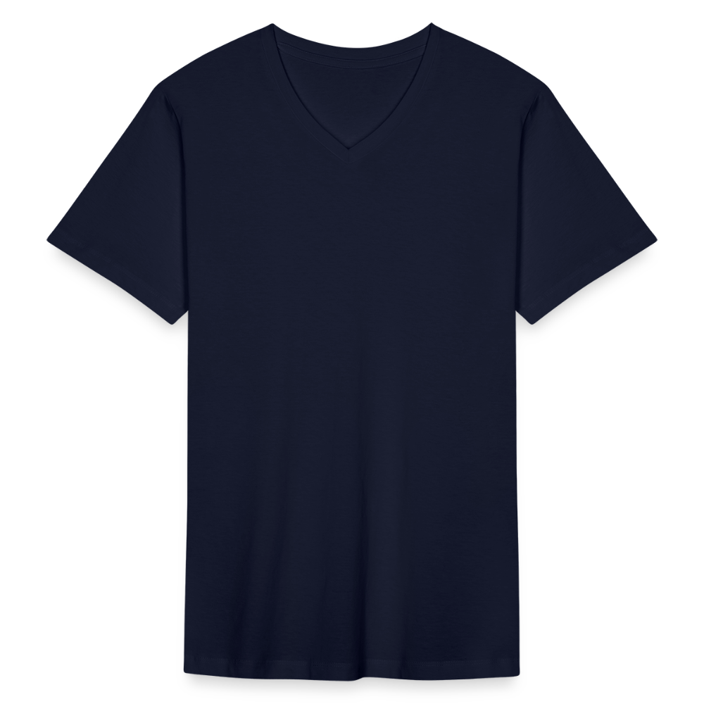 Men's Organic V-Neck T-Shirt - navy