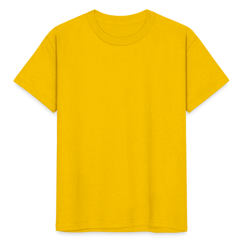 Kids’ Heavy Cotton T-Shirt - egg yellow