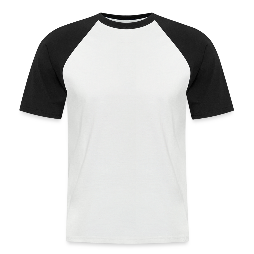 Men’s Baseball T-Shirt - white/black