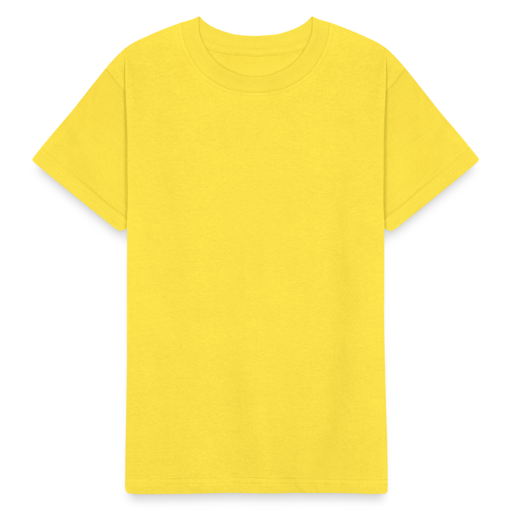 Kids T-Shirt by Russell - yellow