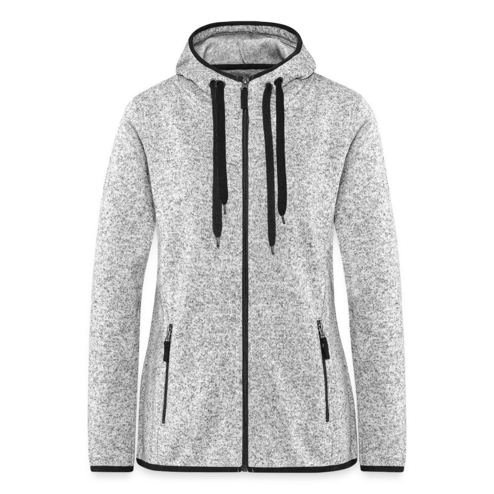 Women’s Hooded Fleece Jacket - light heather grey