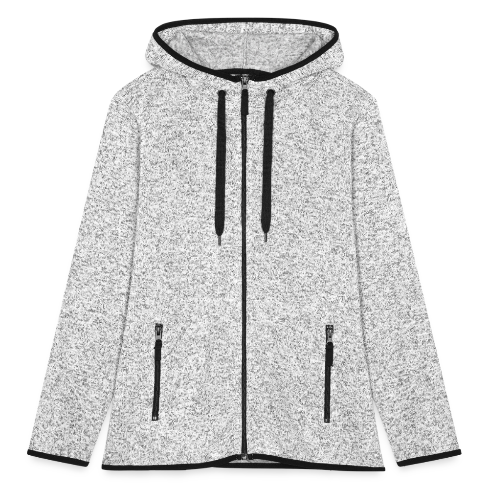 Women’s Hooded Fleece Jacket - light heather grey