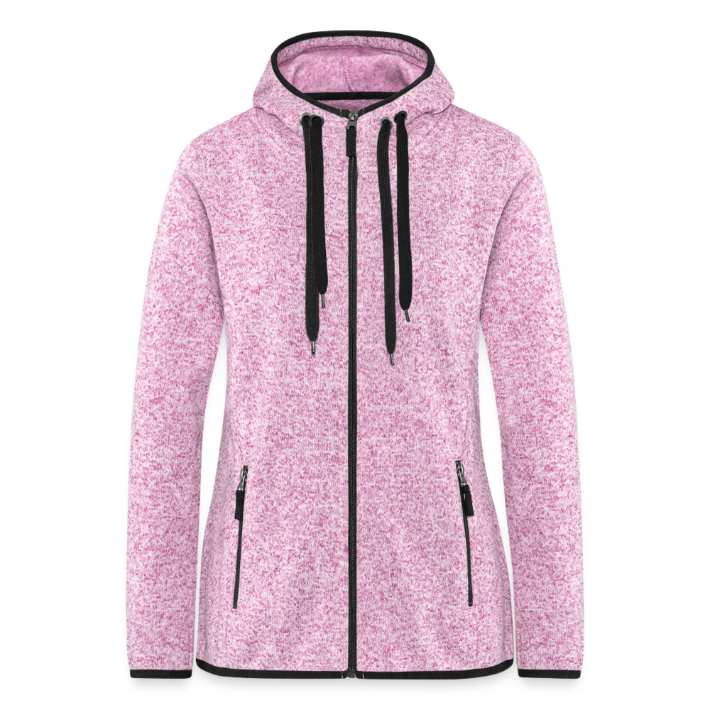 Women’s Hooded Fleece Jacket - purple heather