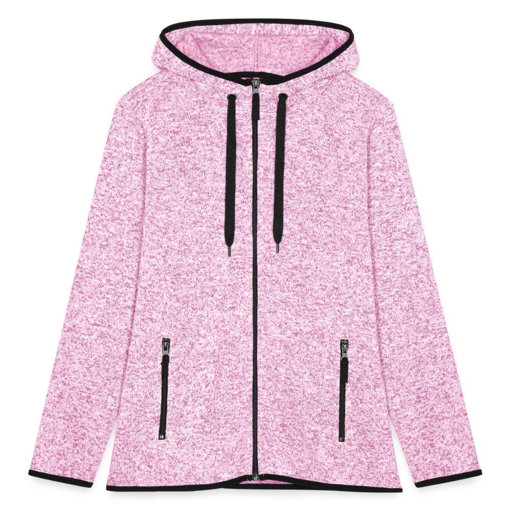 Women’s Hooded Fleece Jacket - purple heather