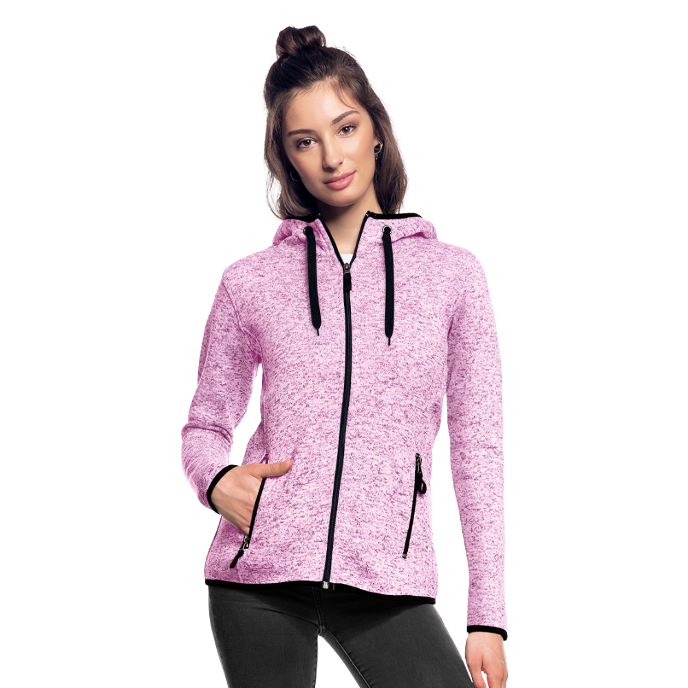 Women’s Hooded Fleece Jacket - purple heather