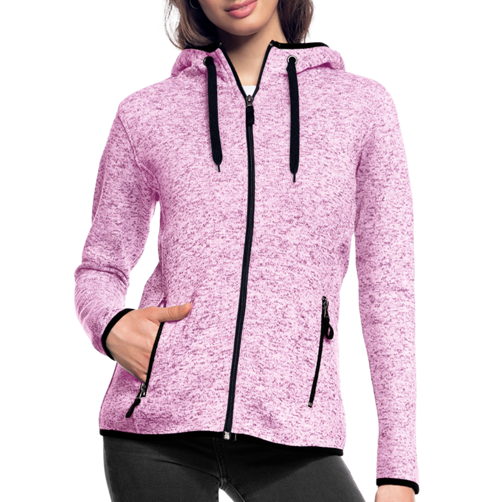 Women’s Hooded Fleece Jacket - purple heather